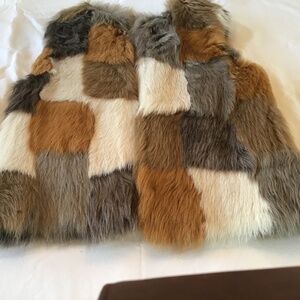 Vintage Gianfranco Ferre Patchwork Fur Vest